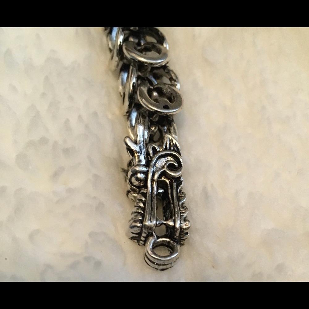Silver Dragon Bracelet